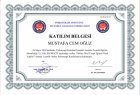 Uzm. Psk. Mustafa Cem Oğuz Psikoloji sertifikası