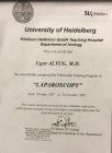 Prof. Dr. Mustafa Uğur Altuğ Üroloji sertifikası