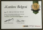 Dt. Merve Ürkmez Temel Diş Hekimi sertifikası
