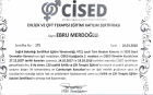 Uzm. Kl. Psk. Ebru Merdoğlu Psikoloji sertifikası