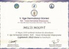 Uzm. Dr. Melis Mosavi Dermatoloji sertifikası