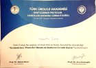 Op. Dr. Nureddin Çelik Üroloji sertifikası