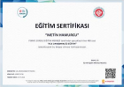 Uzm. Psk. Dan. Metin Hamurcu Psikolojik Danışman sertifikası