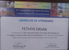 Op. Dr. Fethiye Ersan Kadın Hastalıkları ve Doğum sertifikası