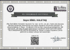 Uzm. Psk. Sibel Kaletaş Psikoloji sertifikası