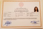 Uzm. Kl. Psk. Gamze Özbek Psikoloji sertifikası