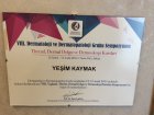Doç. Dr. Yeşim Kaymak Dermatoloji sertifikası