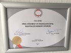 Uzm. Dt. Nur Atak Diş Hekimi sertifikası