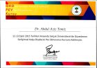 Op. Dr. Abdülaziz Temiz Ortopedi ve Travmatoloji sertifikası