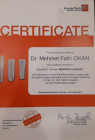 Dt. M. Fatih Okan Diş Hekimi sertifikası