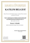 Uzm. Psk. Dan. İlkay Yıldız Psikolojik Danışman sertifikası