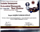Op. Dr. Haşim Furkan Güllü Genel Cerrahi sertifikası