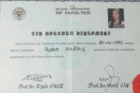 Uzm. Dr. Ayşen Sağdıç Coşkuner Dermatoloji sertifikası