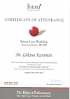 Prof. Dr. Göksun Karaman Dermatoloji sertifikası