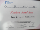 Op. Dr. Serdar Küçükalioğlu Genel Cerrahi sertifikası