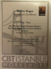 Uzm. Kl. Psk. Arzu Ünal Psikoloji sertifikası