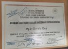 Op. Dr. Cengiz Kaya Genel Cerrahi sertifikası