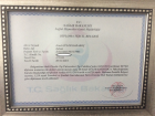 Dr. Emel Karakoç Medikal Estetik Tıp Doktoru sertifikası