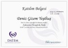 Psk. Deniz Gizem Yeşiltaş Psikoloji sertifikası