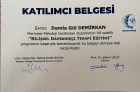 Psk. Damla Gül Demirkan Psikoloji sertifikası