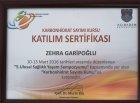 Dyt. Zehra Garipoglu Diyetisyen sertifikası