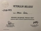 Uzm. Kl. Psk. Arzu Ünal Psikoloji sertifikası
