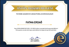 Psk. Dan. Fatma Erdağ Psikolojik Danışman sertifikası