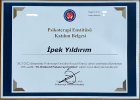 Aile Danışmanı İpek Yıldırım Aile Danışmanı sertifikası
