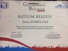 Uzm. Dyt. Deniz Zünbülcan Diyetisyen sertifikası