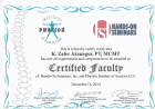 Fzt. Zafer Aksungur Fizyoterapi sertifikası
