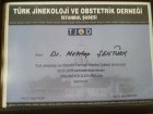 Op. Dr. Mehtap Çiçek Kadın Hastalıkları ve Doğum sertifikası