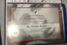 Op. Dr. Erhan Arslan Beyin ve Sinir Cerrahisi sertifikası