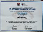 Op. Dr. Akif Saygın Göz Hastalıkları sertifikası