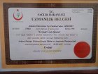 Doç. Dr. Nevzat Can Şener Üroloji sertifikası