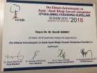 Op. Dr. Muhammed Hanifi Gemci Ortopedi ve Travmatoloji sertifikası