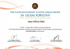 Op. Dr. Atilla Fesli Plastik Rekonstrüktif ve Estetik Cerrahi sertifikası