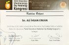 Uzm. Dr. Dt. Ali İhsan Erkan Diş Hekimi sertifikası
