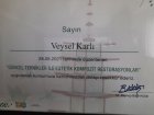 Dt. Veysel Karlı Diş Hekimi sertifikası