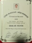 Uzm. Dr. Erkan Teyin Anestezi ve Reanimasyon sertifikası