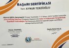 Psk. Aynur TERZİOĞLU Psikoloji sertifikası
