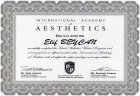 Dt. Elif Beycan Şen Diş Hekimi sertifikası