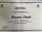 Uzm. Kl. Psk. Rümeysa Öztürk Klinik Psikolog sertifikası