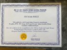 Psk. Dan. Jülide İrgin Bekiz Psikolojik Danışman sertifikası