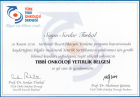 Prof. Dr. Serdar Turhal Tıbbi Onkoloji sertifikası