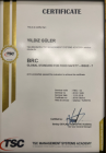 Dyt. Yıldız Güler Diyetisyen sertifikası