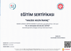 Psk. Halide Helin İnanç Psikoloji sertifikası
