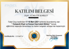 Dyt. Sümeyye Korkut Diyetisyen sertifikası