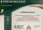 Dyt. Senanur Kaçar Diyetisyen sertifikası