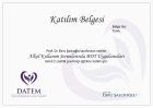 Uzm. Psk. Hatice Üstüner Psikoloji sertifikası