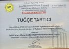 Uzm. Dt. Tuğçe Tartıcı Diş Hekimi sertifikası